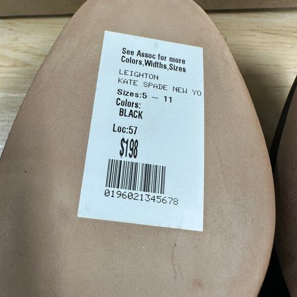 Kate Spade New York Women's Leighton Slip-On Loafer Flat Black Size 6B NEW - Picture 7 of 9